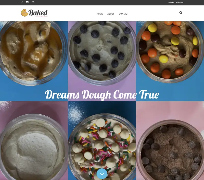Baked Cookies Franchisor Website