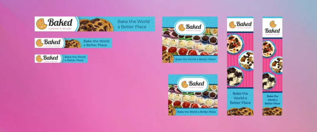 Baked Cookies Display Ads