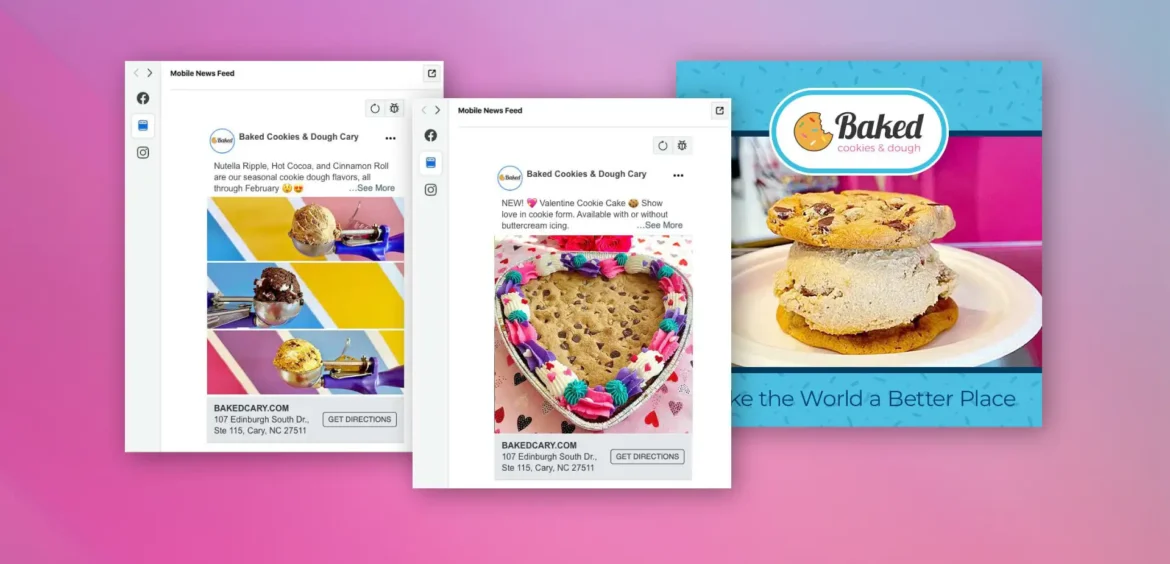 Baked Cookies Social Media
